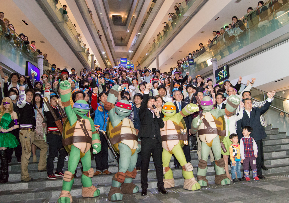A Party is Held in Japan to Celebrate the Broadcast of TV Anime *Teenage Mutant Ninja Turtles*