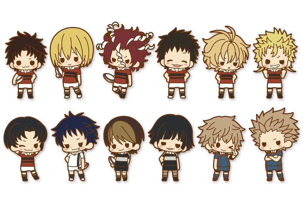 New Chibi All Out!! Rubber Straps Available for Pre-Order!