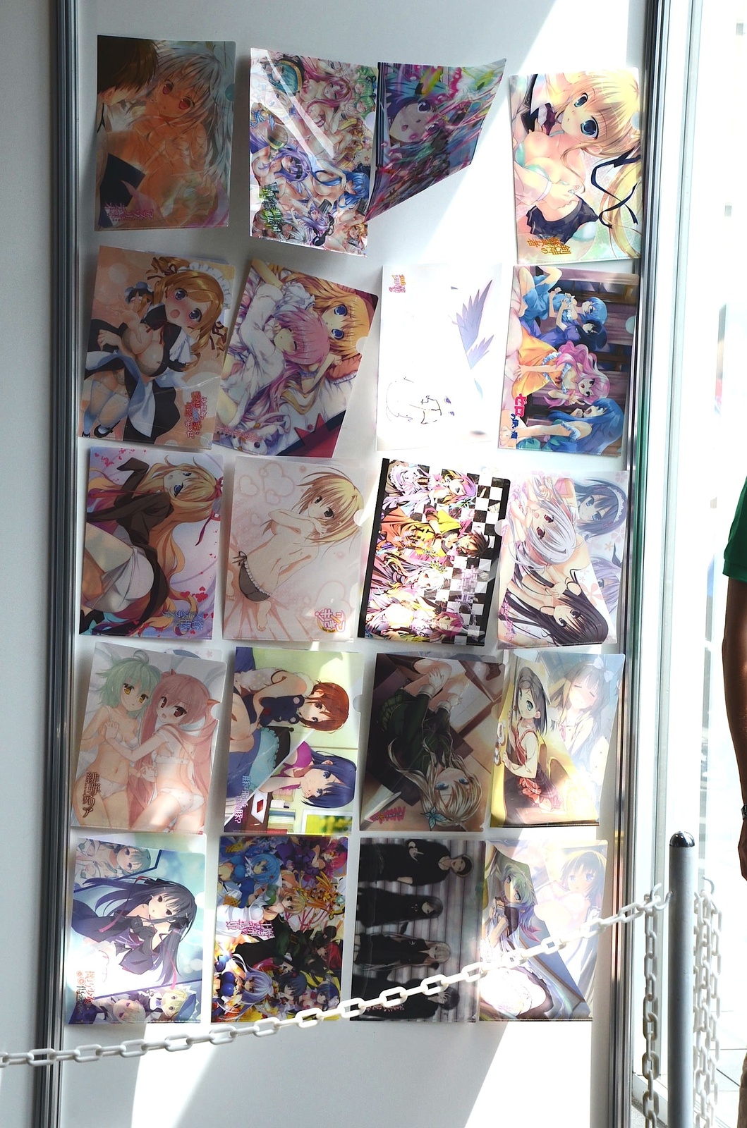a number of clear file folders, and... 9