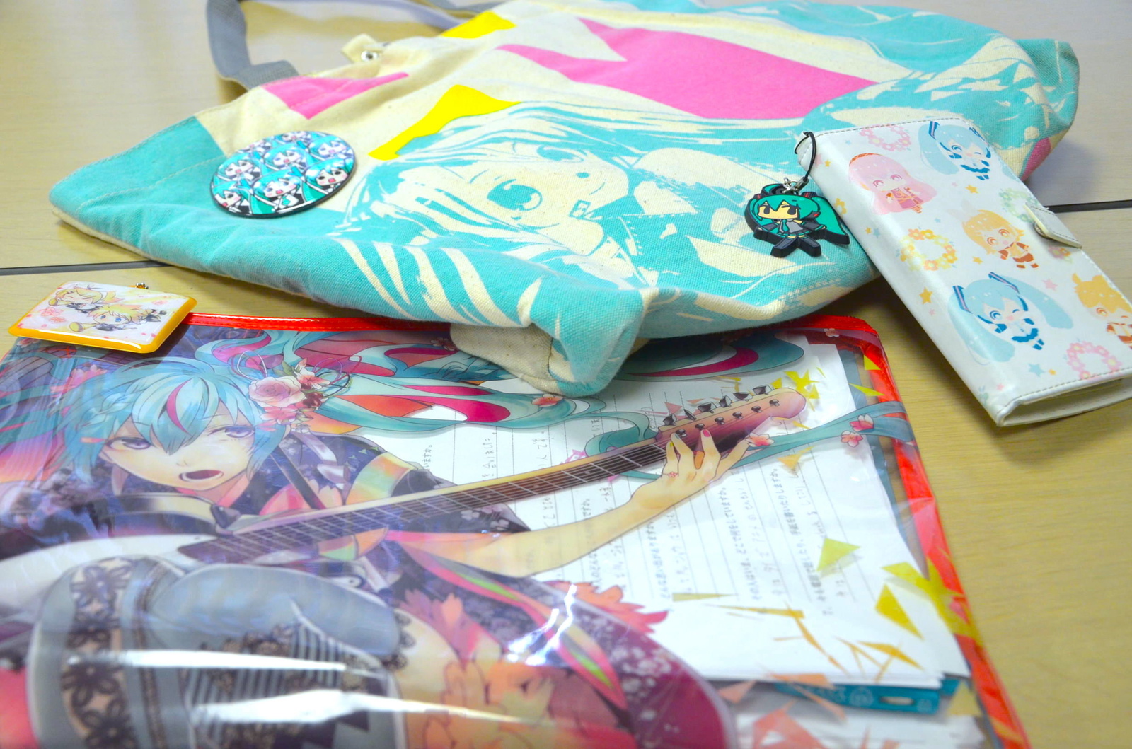 Zip’s collection of Hatsune Miku daily necessities. 11