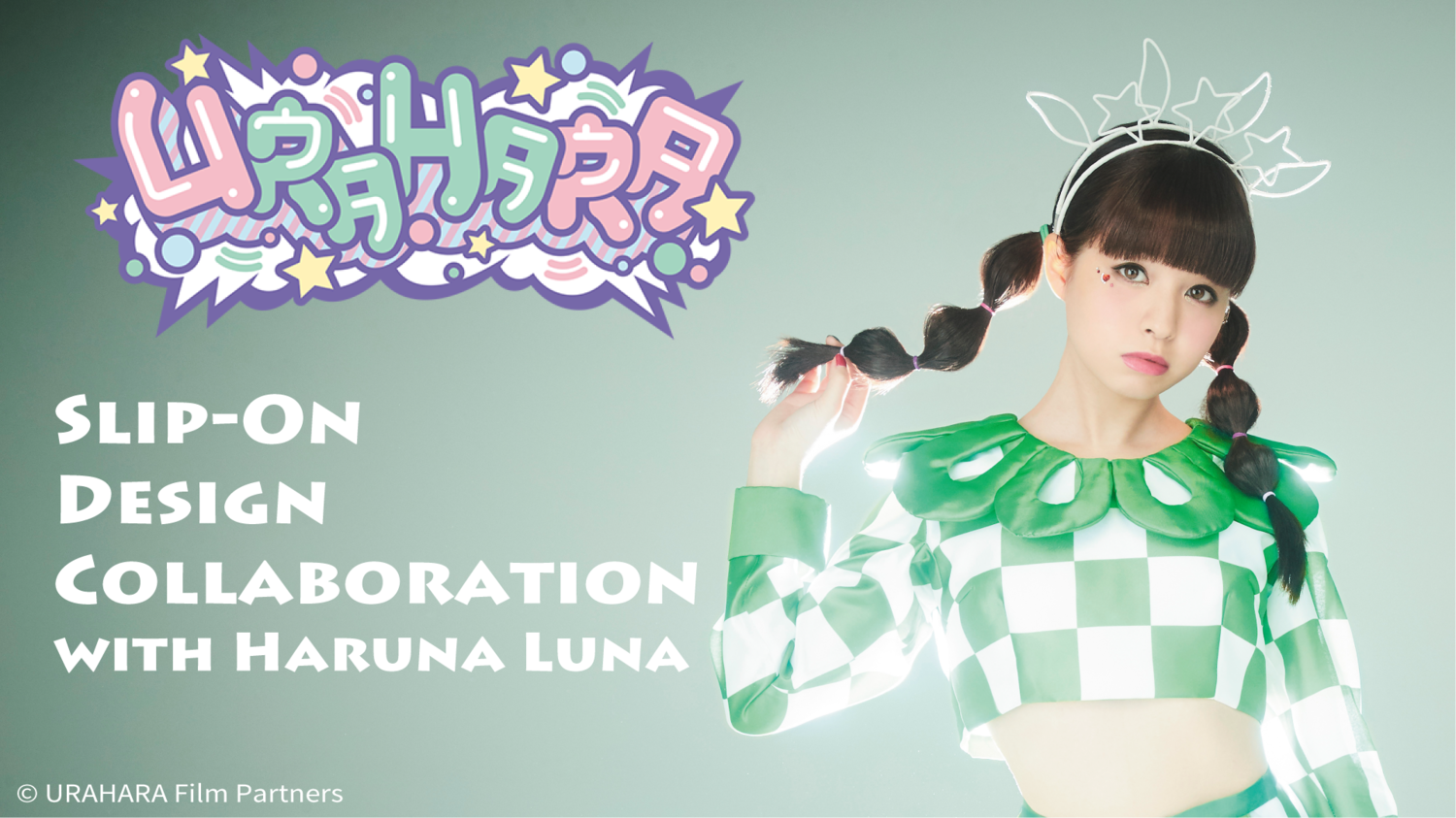 Rock the Streets of Harajuku in New URAHARA × Luna Haruna Slip-Ons!
