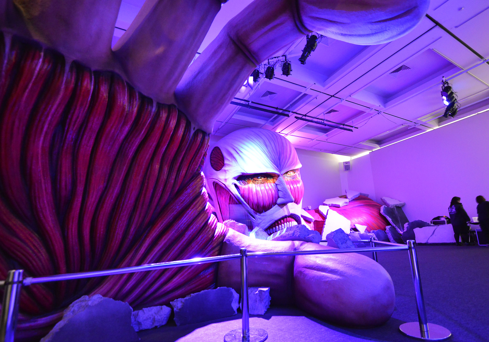 Attack on Titan Exhibition Now Open! Features Life-Sized Colossal Titan