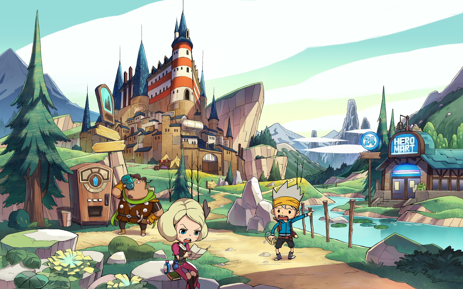 A Brand New Fantasy World, "SNACK WORLD"! 0