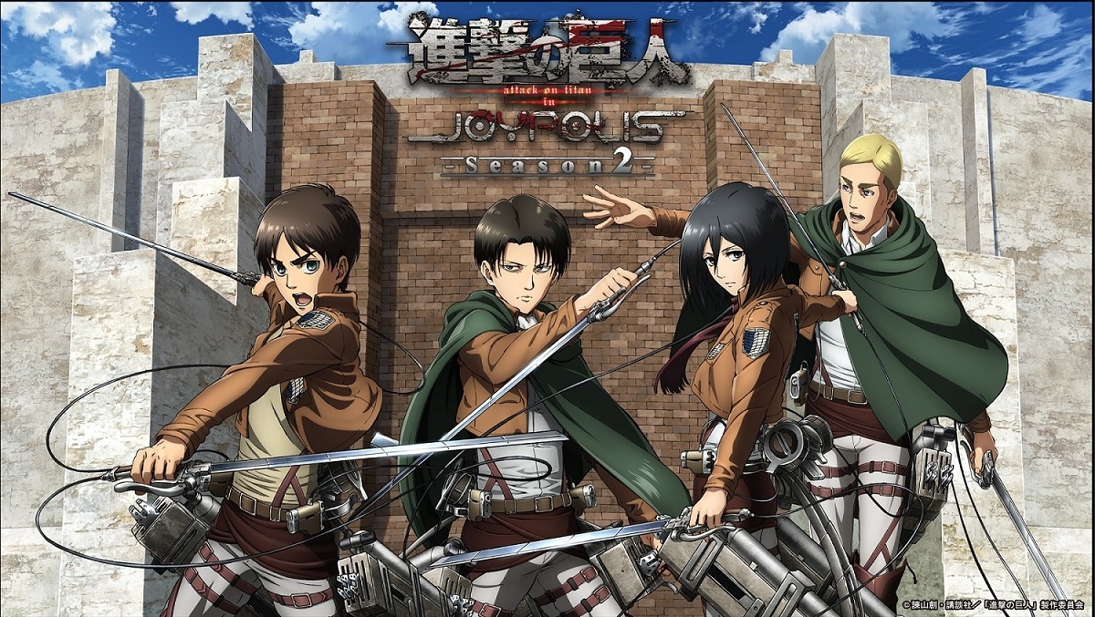 Attack on Titan Collaboration Returns to Tokyo Joypolis
