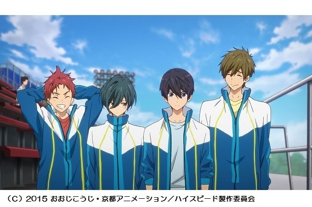 New Screenshots from “High Speed” Movie Show Haruka and Makoto in Middle School