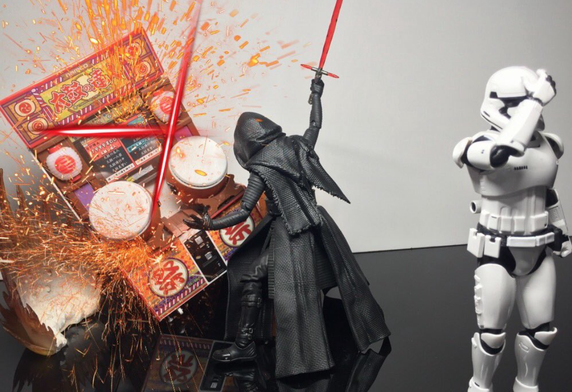 Warning: Do Not Play Taiko No Tatsujin with Star Wars’ Kylo Ren【Pics】