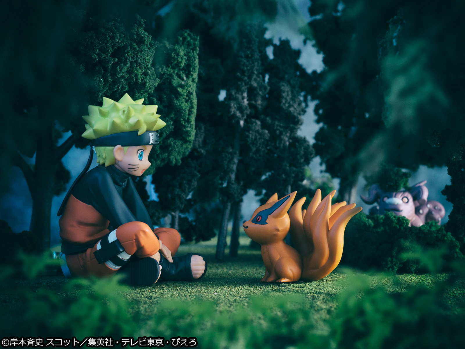 Naruto Uzumaki and the 9 Tailed Beasts Recreated as Cute Chibi Figures! 1