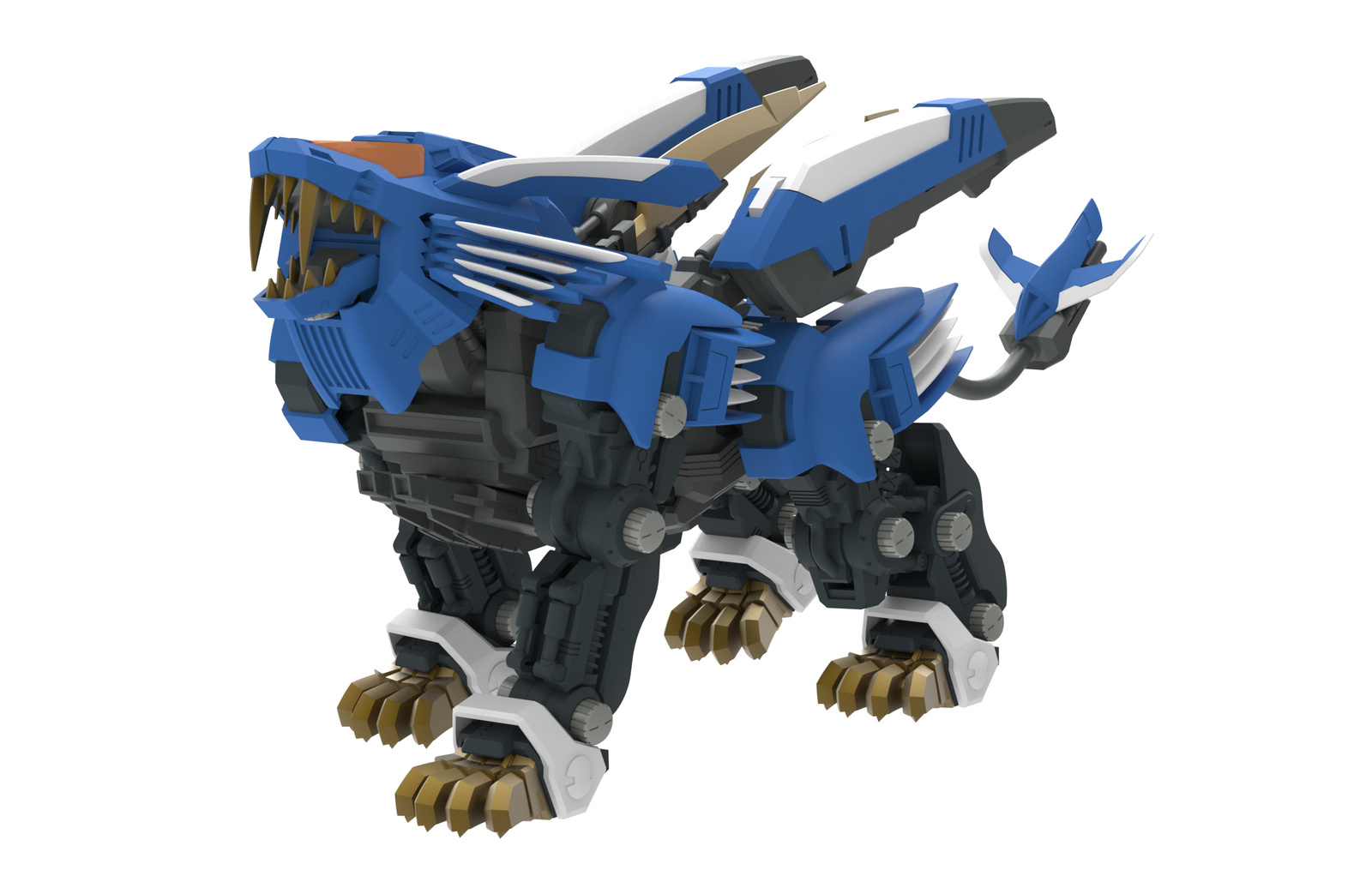 Release Date for Newest Figure in Zoids Action Figure ZA Series, ZA Blade Liger AB, Set for October 2016! 2