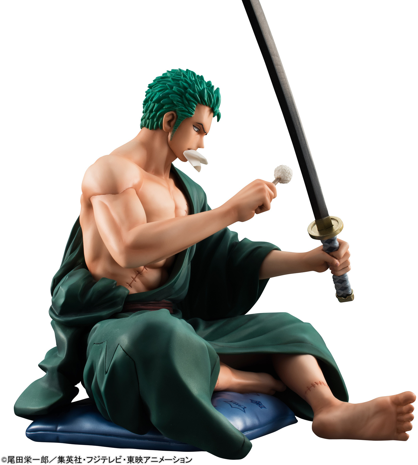 Pirate Hunter Zoro from One Piece Has a Moment with His Sword for This Seated P.O.P. Figure! 5