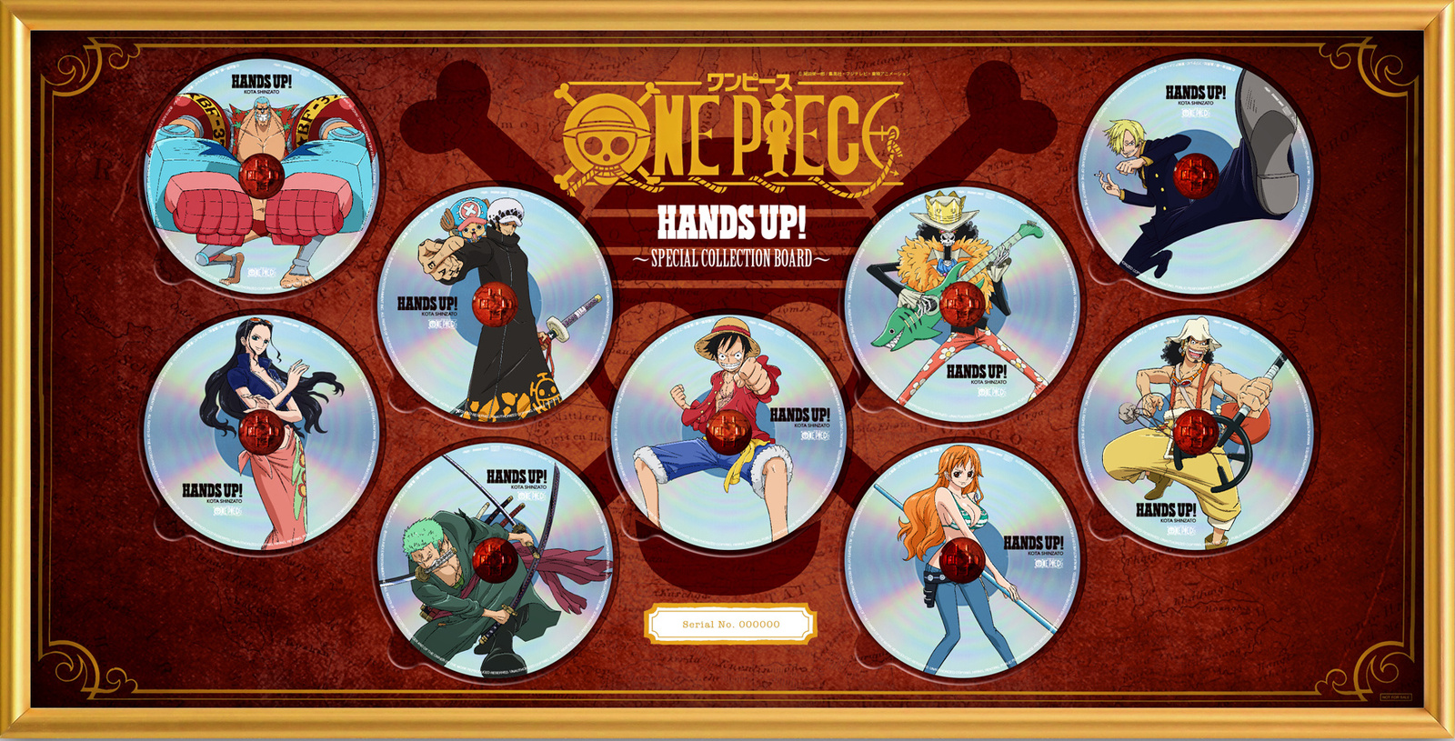 Historic Theme Song CD for Anime “One Piece” to Release with Nine Different CD Illustrations! 10