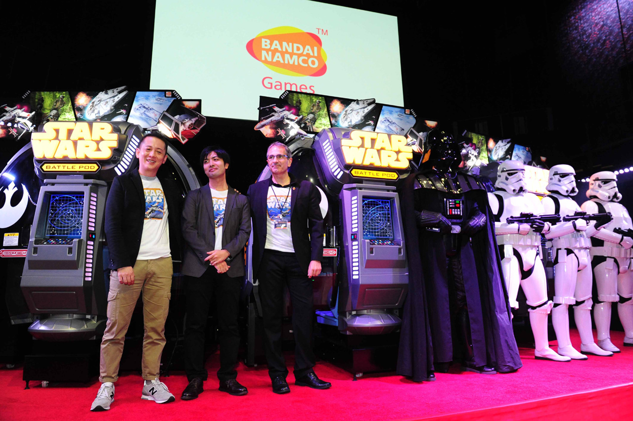 Hot Arcade Shooting Game that Combines a Dome Screen and *Star Wars* - *Star Wars Battle Pod* Announced