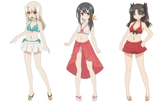 “Prisma Illya 2wei Herz!” Swimsuit Illustrations Released; Commemorative Event Also Announced