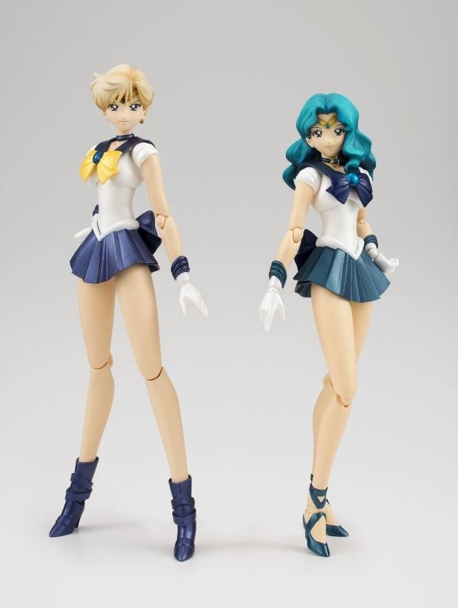 Sailor Uranus and Sailor Neptune Join the S.H.Figuarts Articulated Figure Series