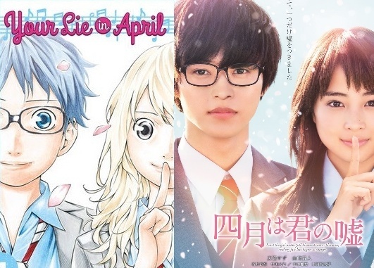 Your Lie in April Movie Releases Key Visual