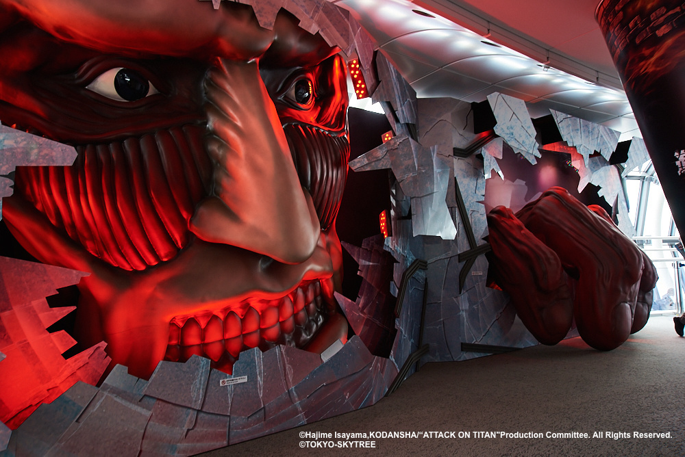 Titans Take Over TOKYO SKYTREE®! [Photo Report]