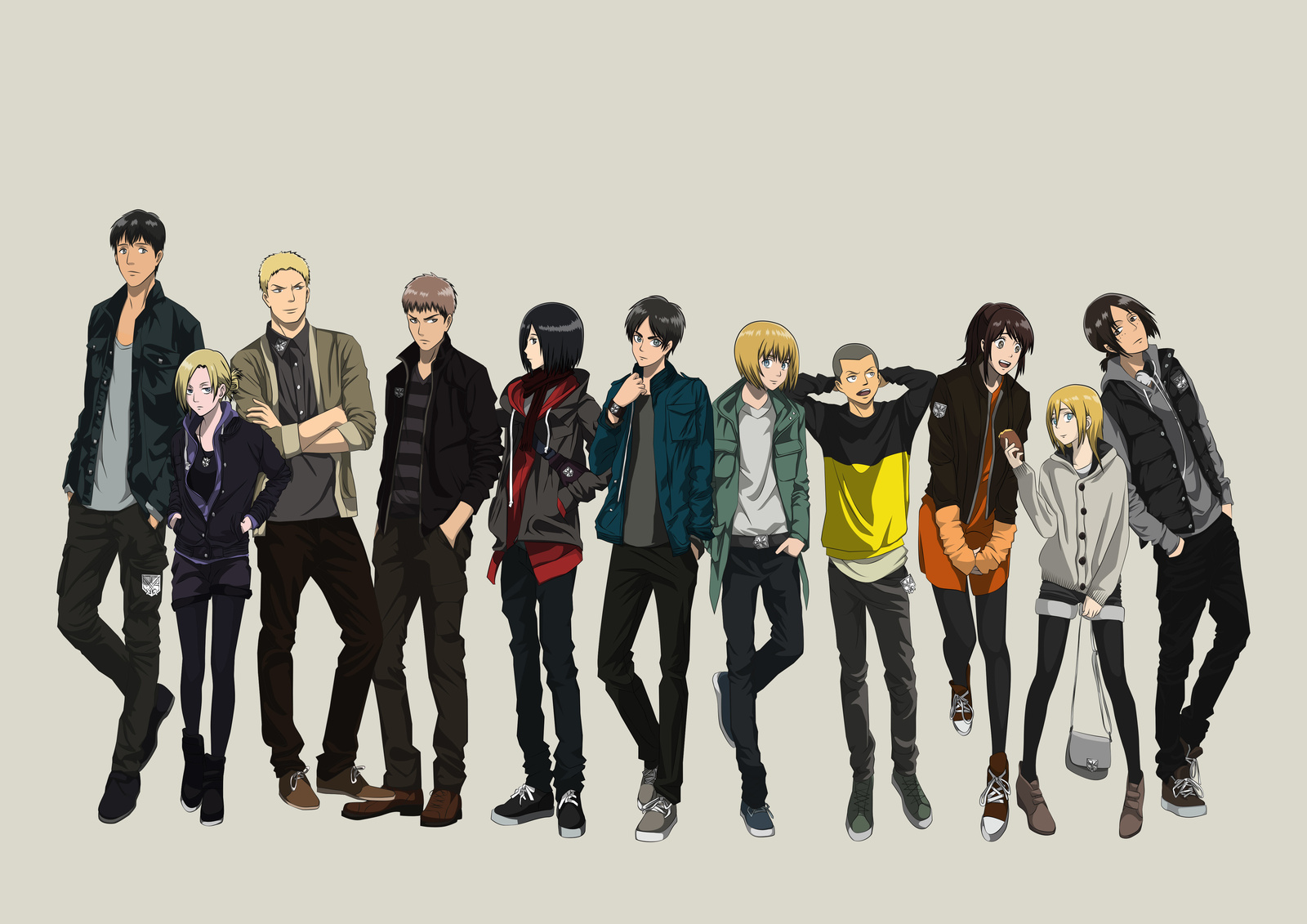 Your favorite ‘Attack on Titan’ characters dressed just like you! 1