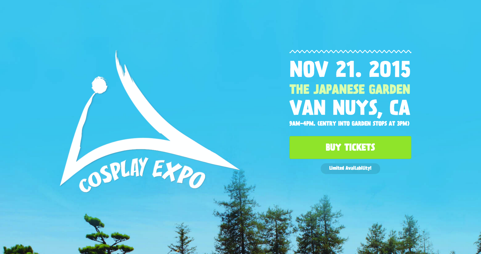Cosplay Expo 2015 will be held on Nov 21!