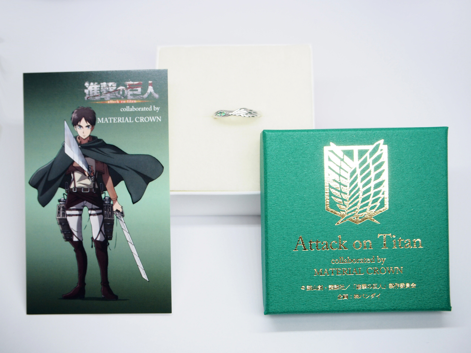 Attack on Titan Jewelry Based on Eren & Levi Released! 4