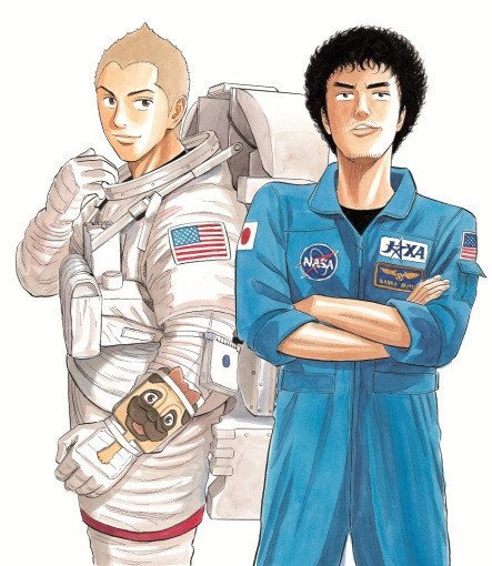Space Brothers Manga Exhibit: Replicas and Original Illustrations
