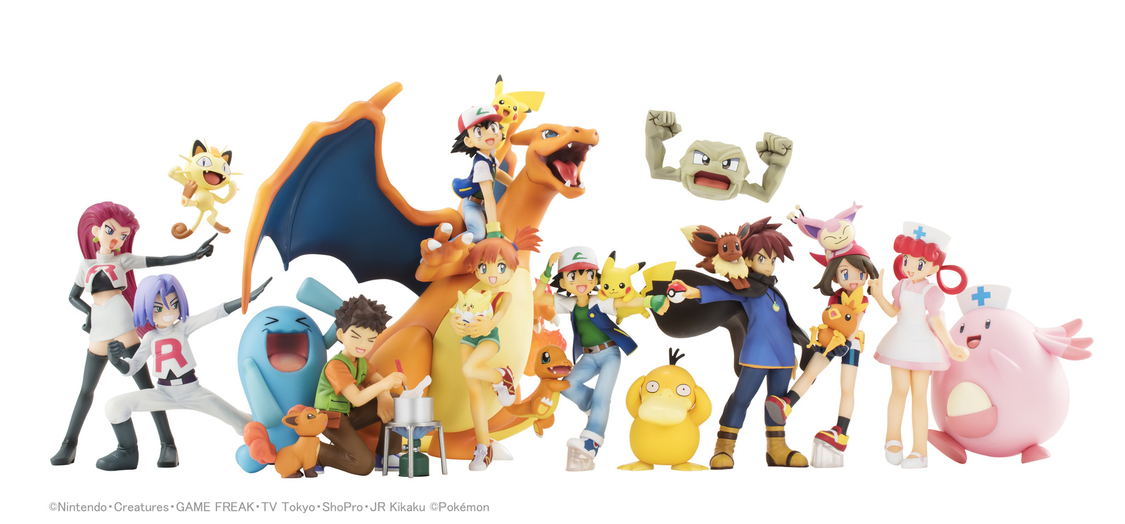 Ash, Pikachu & Charizard from Pokémon Finally Appear in the G.E.M Series 1