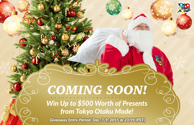 Share Your Wish List and Get Wonderful Holiday Gifts from the Tokyo Otaku Mode Santa!