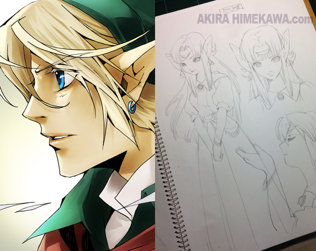 Manga Artist Akira Himekawa Teaches How to Draw Manga with Masterpiece *The Legend of Zelda*!