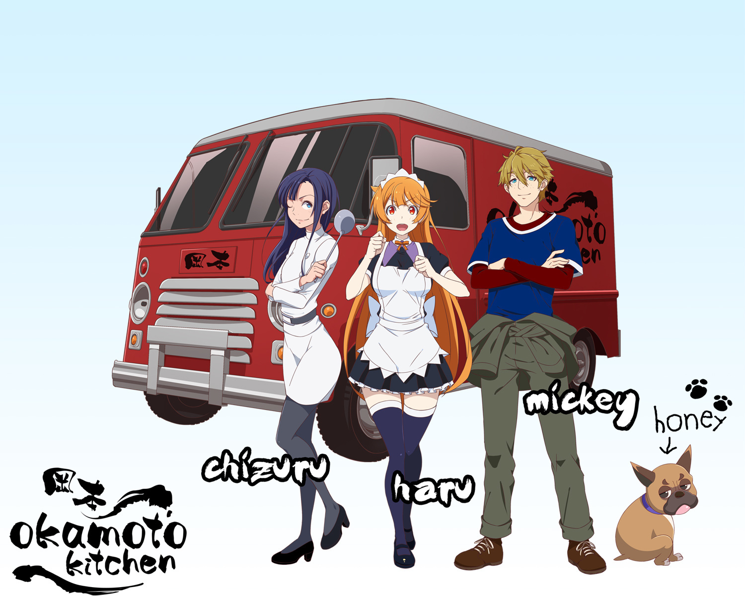 Kickstarter Launched For Food Truck Anime Okamoto Kitchen!