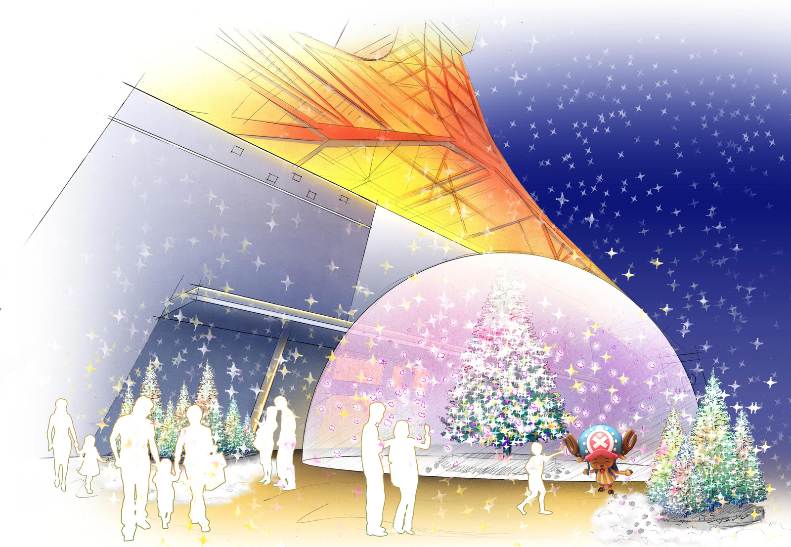 Special Winter Event Winter One Piece 2016-2017 Coming to Tokyo One Piece Tower! 1