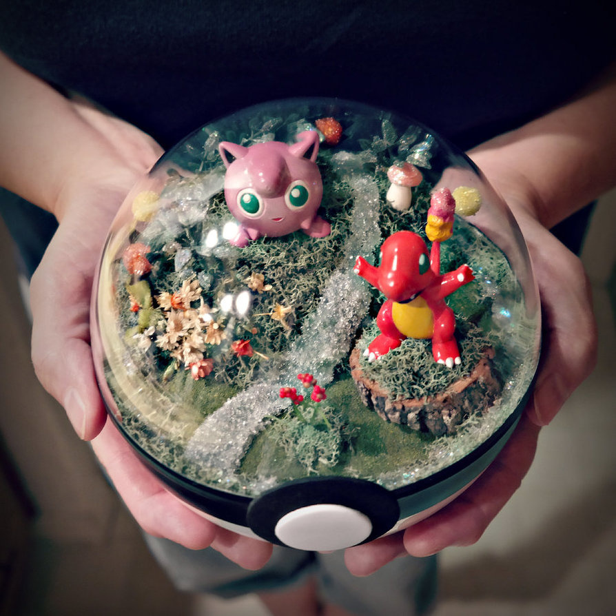 Get Inspired By These Gorgeous Pokéball Terrariums