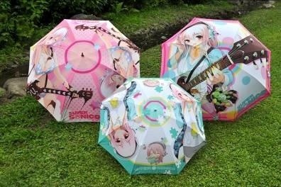 Super Sonico, “Oreimo,” and “K-On!” Ita-Umbrellas to Release