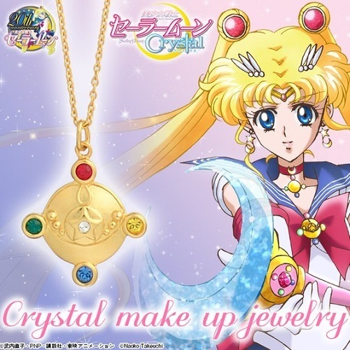 Swarovski Crystals Shining in Five Colors! *Sailor Moon Crystal* Brooch Pendant for Fall and Winter Fashion