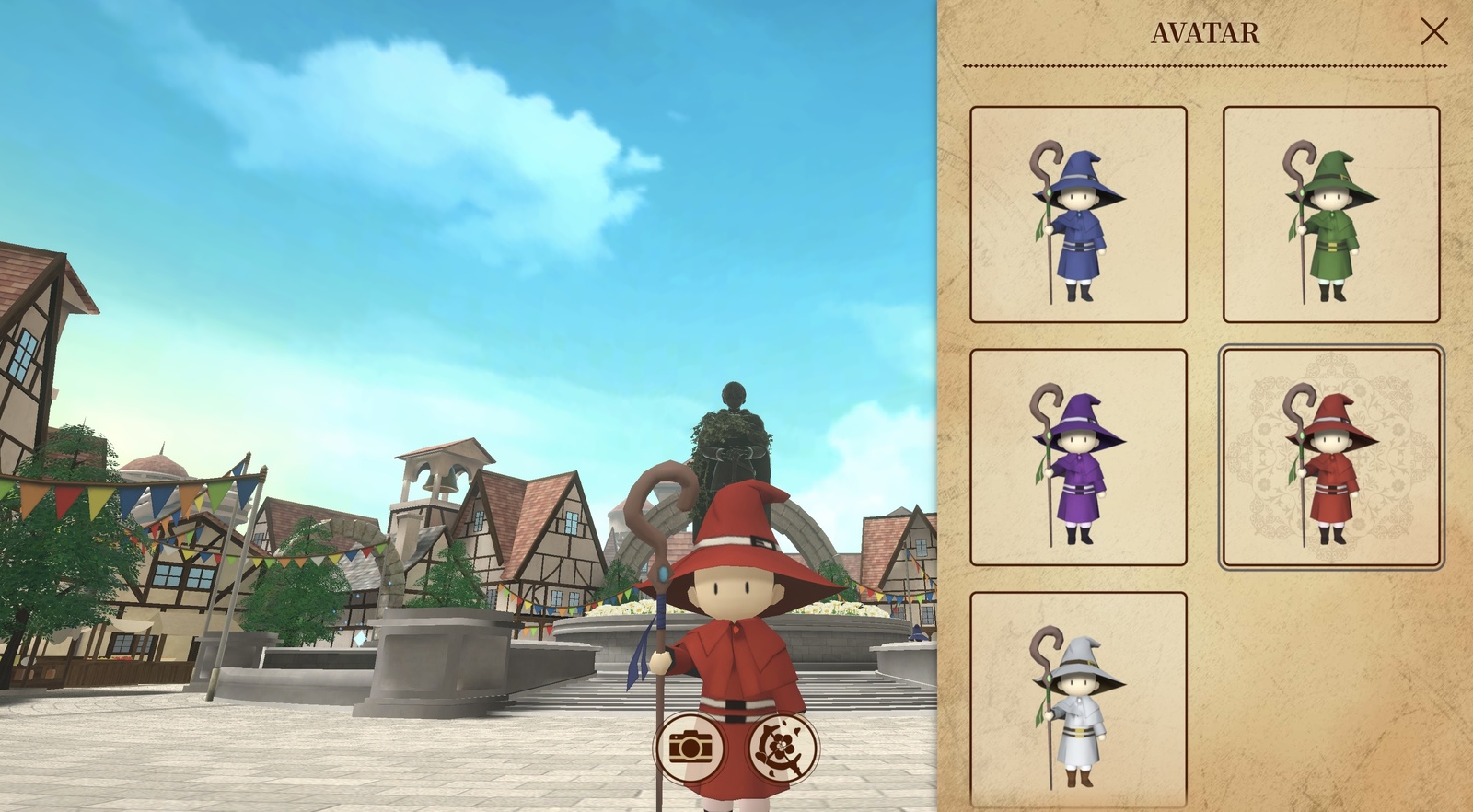 Avatar selection menu 0