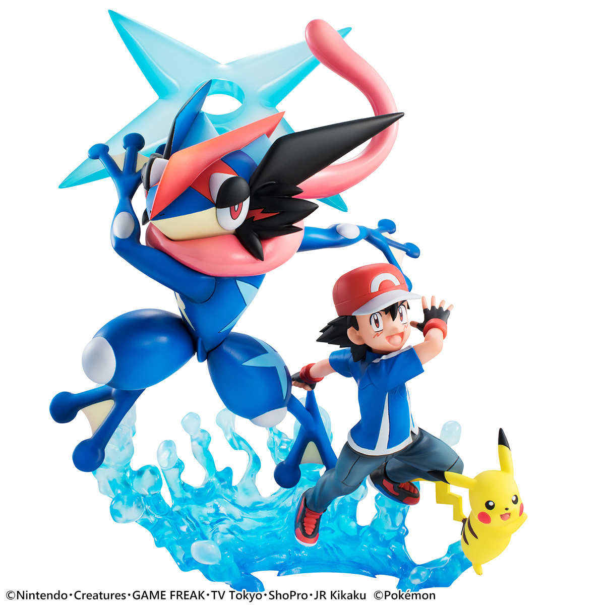 Ash, Pikachu and Ash-Greninja Synchronize for New Pokémon G.E.M. Figure Set!