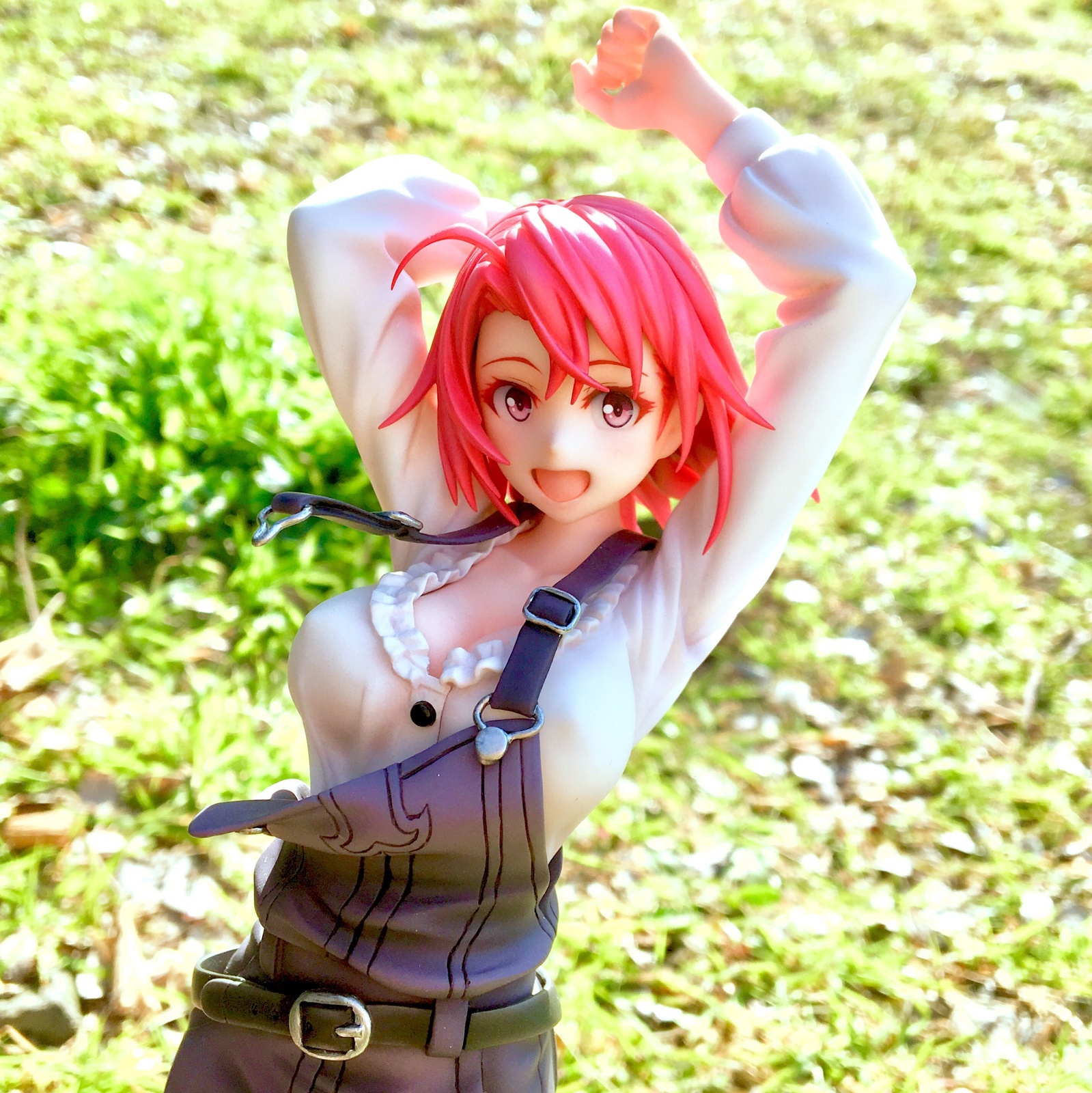 This patch of grass in the park has transformed into Cow Girl’s farm! 4