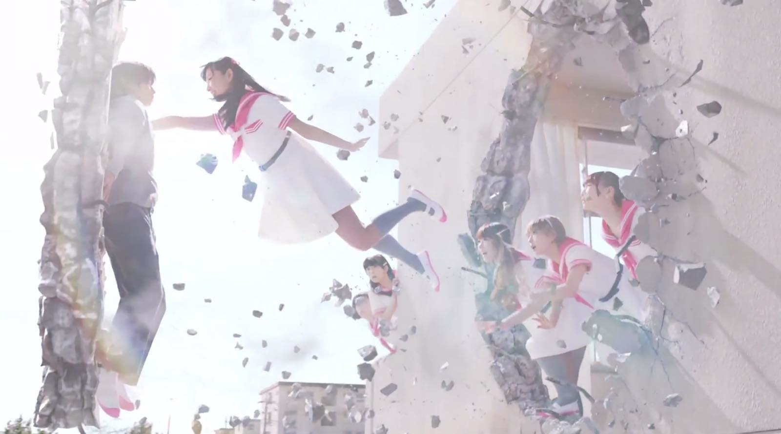 “Notice me Senpai!” Dempagumi.inc Deliver Devastating “Kabe Don” in Soft Drink Commercial!