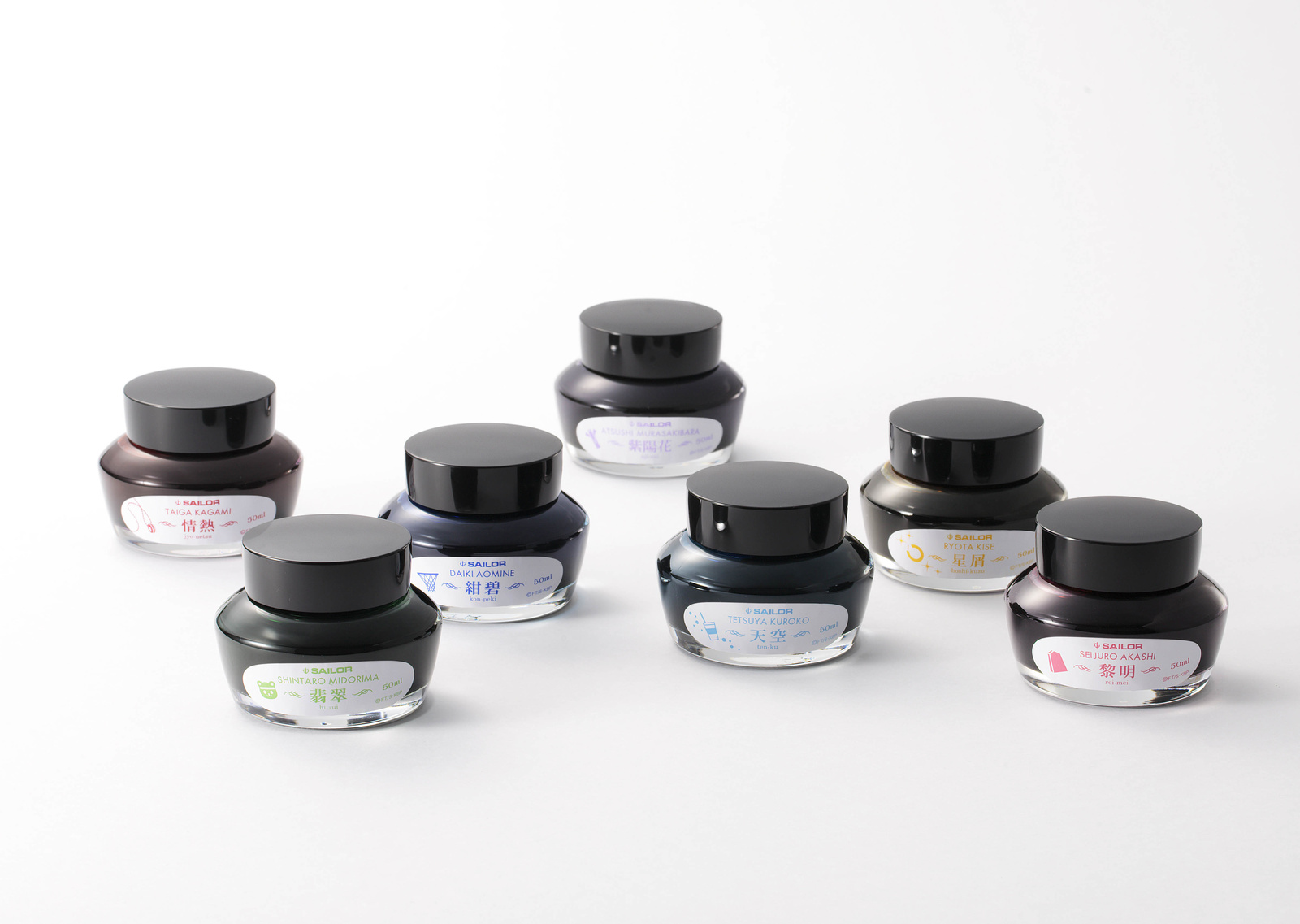 Seven High Quality Kuroko's Basketball x Sailor Fountain Pen Sets with Deluxe Ink Being Produced! 3