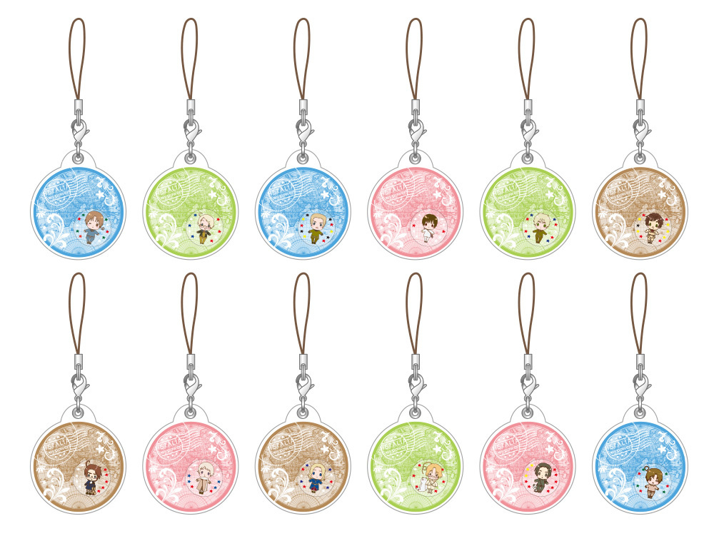 “UtaPri” and “Hetalia: Axis Powers” Chibi Strap Collections Announced