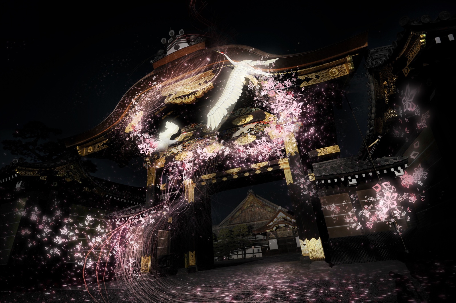 NAKED Gives Hanami a High-Tech Twist at Nijo Castle 2