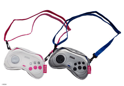 Essential for Girl Gamers - Pouches Themed After Saturn and Mega Drive Controllers