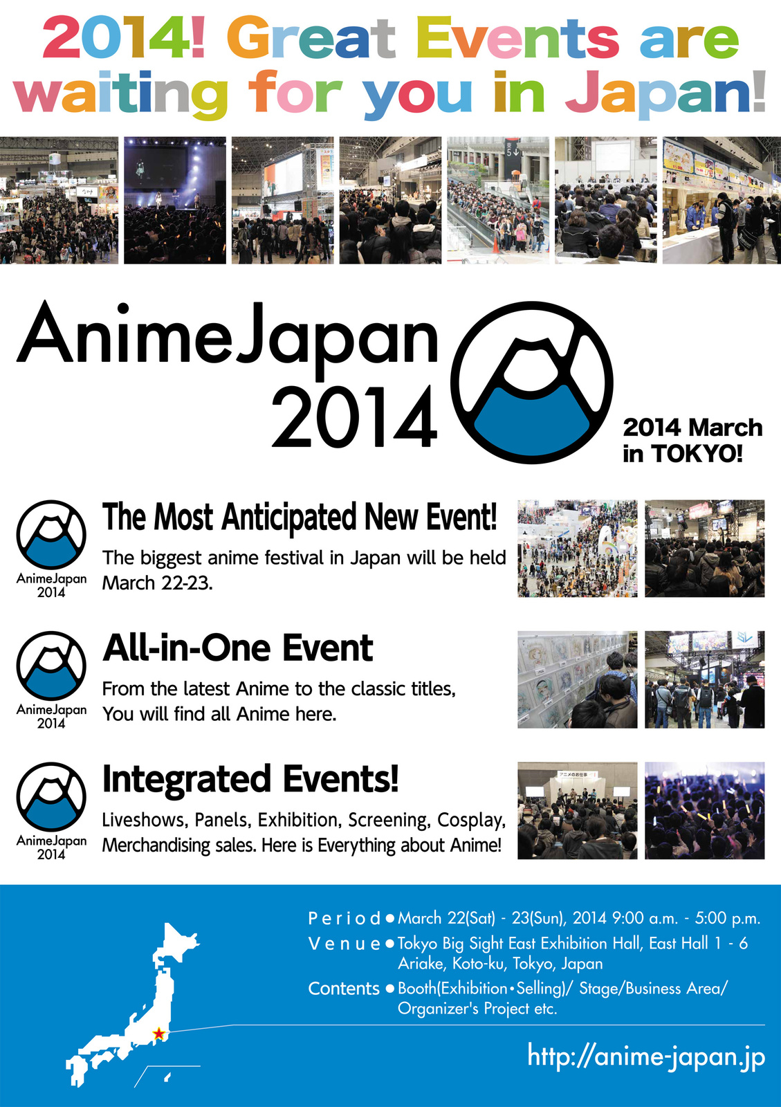 A Gathering of All that is Anime! New Otaku Event AnimeJapan 2014 to Be Held in March! 0