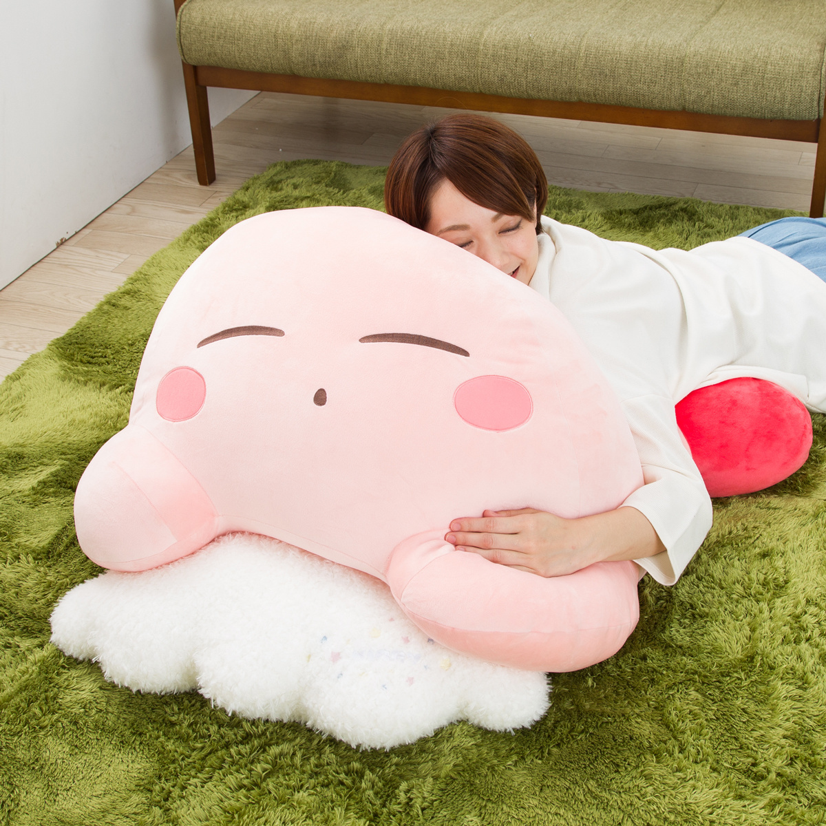 Drift Away to Dreamland with a Gigantic Kirby Plushie!