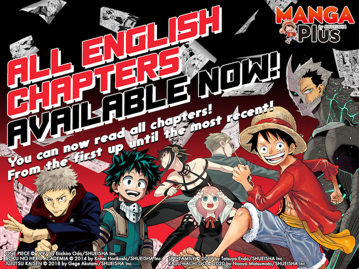 MANGA Plus Releases All Chapters of English Series For Free!