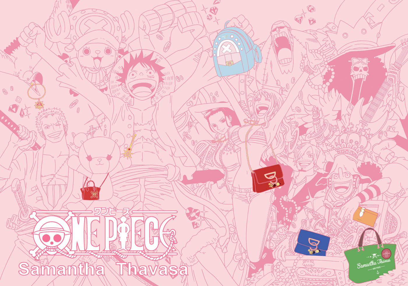 Ready Yourself for a One Piece × Samantha Thavasa Shopping Spree!