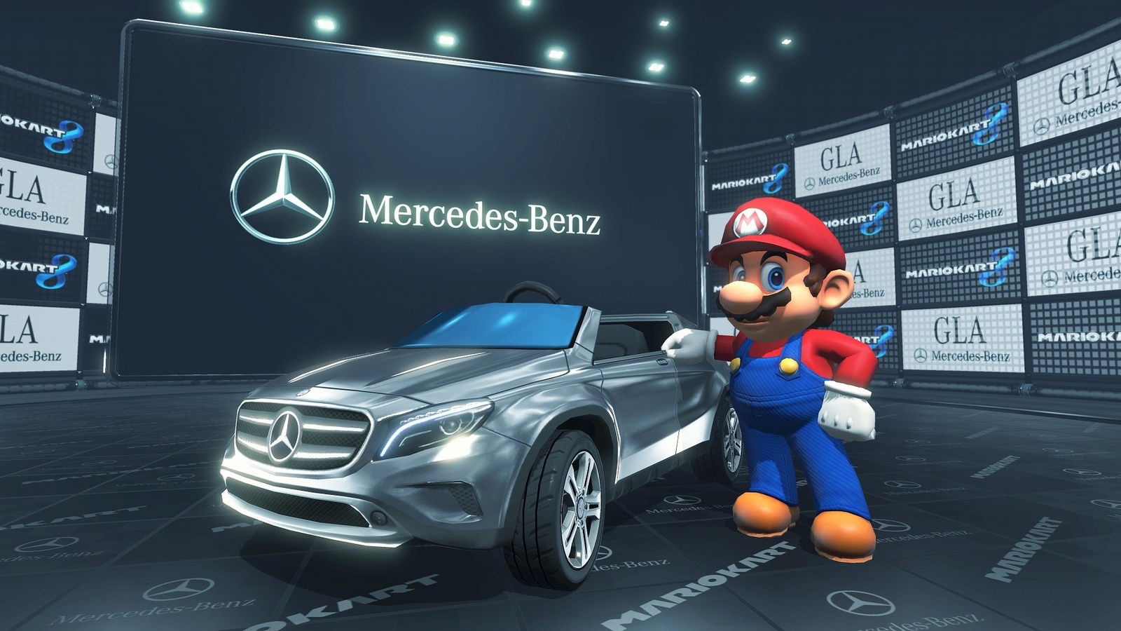 A Kart Themed After Mercedes-Benz’s “New GLA Class” Appears in *Mario Kart 8*, Tournament Using the GLA Kart to Be Held This Autumn 8