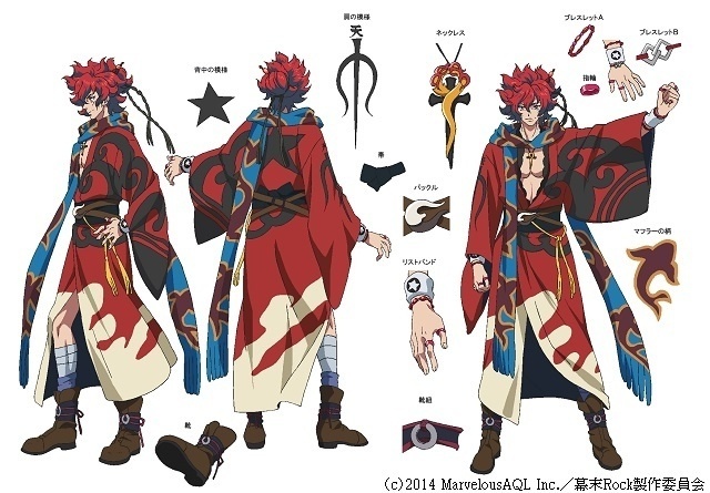 The Revolution is in Two Months! Anime *Bakumatsu Rock* Character Info Released & Official Site Redone