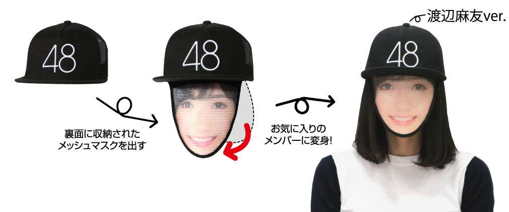 Change Your Face, Change Your Future with These AKB48 Kami no Te Virtual UFO Grabber Prizes!
