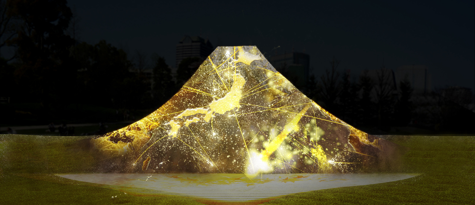 Mount Fuji Appears in Roppongi! 1