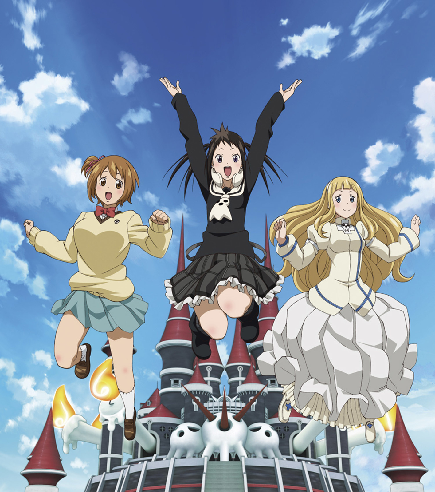 Focus: Three-Person Girl Group from TV Anime *Soul Eater Not!* Fully Enjoys Their School Life at Shibusen!