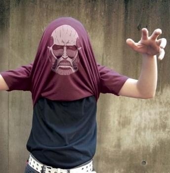 This “Attack on Titan” T-Shirt Allows the Wearer to Become a 60-Meter Class Titan?!
