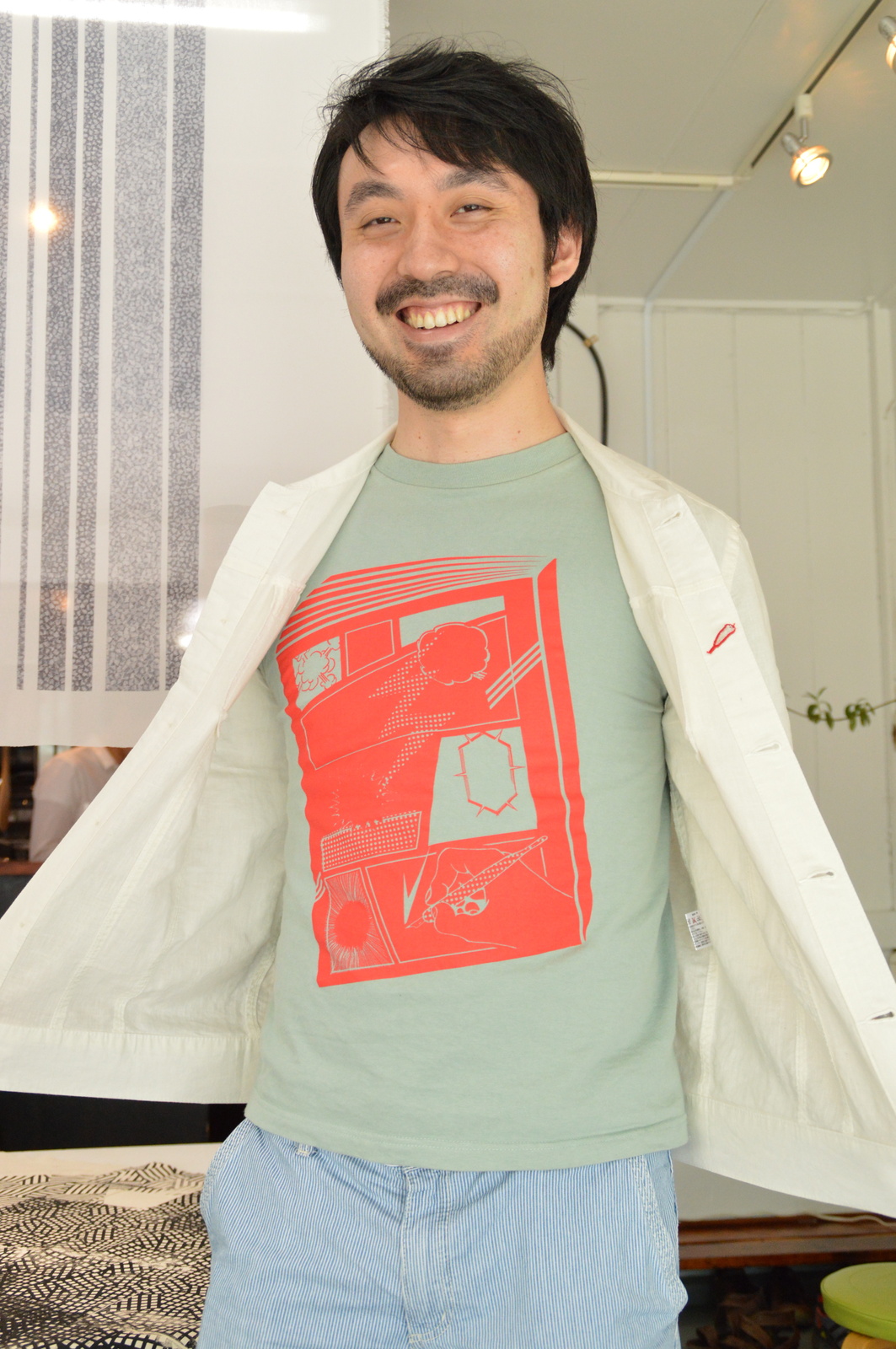 When asked, “What’s your favorite manga?” this participant quickly answered, “Megumi no Daigo.” 1